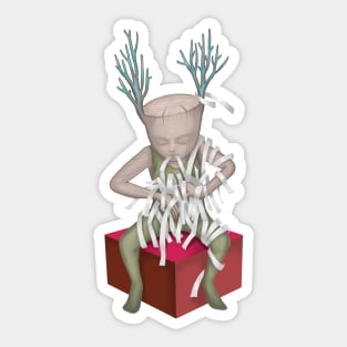 Stump man # Tangle Sticker